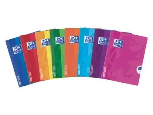 CAHIER PIQUÉ OXFORD OPENFLEX COUVERTURE POLYPROPYLÈNE TRANSPARENTE RAINURÉE 17X22CM 96 PAGES SÉYÈS PAGE DE GARDE