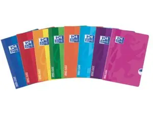 CAHIER PIQUÉ OXFORD OPENFLEX COUVERTURE POLYPROPYLÈNE TRANSPARENTE RAINURÉE A4 21X29,7CM 96 PAGES SÉYÈS PAGE DE GARDE