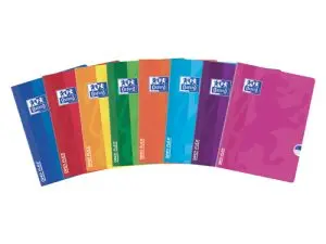 CAHIER PIQUÉ OXFORD OPENFLEX COUVERTURE POLYPROPYLÈNE TRANSPARENTE RAINURÉE A4+ 24X32CM 96 PAGES SÉYÈS PAGE DE GARDE