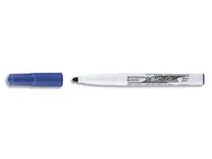 MARQUEUR BIC VELLEDA 1741 EFFAÇABLE POINTE OGIVE TRACÉ 2MM ENCRE CÉTONE FORMAT STYLO GRANDE LONGÉVITÉ BLEU