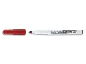 MARQUEUR BIC VELLEDA 1741 EFFAÇABLE POINTE OGIVE TRACÉ 2MM ENCRE CÉTONE FORMAT STYLO GRANDE LONGÉVITÉ ROUGE