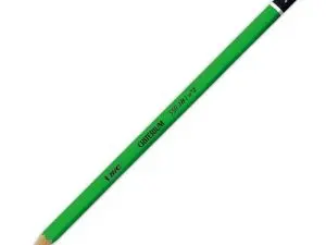 CRAYON GRAPHITE BIC CRITÉRIUM 550 2B BOIS HEXAGONAL TÊTE TREMPÉE BAGUÉE EXCELLENTE TAILLABILITÉ