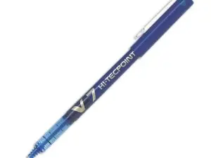STYLO PILOT V7 ÉCRITURE MOYENNE 0.7MM CLIP MÉTAL ENCRE LIQUIDE NIVEAU VISIBLE POINTE INDÉFORMABLE TRAIT 0.5 MM COL BLEU