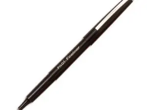 STYLO-FEUTRE PILOT FINELINER ÉCRITURE FINE 0.3MM POINTE POLYACÉTATE BAGUÉE ENCRE LIQUIDE PERMET COPIES CARBONE NOIR