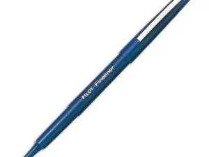 STYLO-FEUTRE PILOT FINELINER ÉCRITURE FINE 0.3MM POINTE POLYACÉTATE BAGUÉE ENCRE LIQUIDE PERMET COPIES CARBONE BLEU
