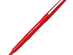 STYLO-FEUTRE PILOT FINELINER ÉCRITURE FINE 0.3MM POINTE POLYACÉTATE BAGUÉE ENCRE LIQUIDE PERMET COPIES CARBONE ROUGE