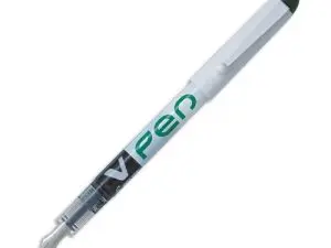 STYLO-PLUME PILOT V PEN JETABLE POINTE MOYENNE RÉGULATEUR DÉBIT ENCRE LIQUIDE VISIBLE COLORIS VERT