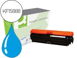 TONER LASER Q-CONNECT COMPATIBLE IMPRIMANTES HP 307A CE741A CP5225 COLORIS CYAN 7300P