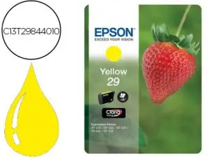 CARTOUCHE EPSON T2984 JET D'ENCRE C13T29844010 COULEUR JAUNE 180P