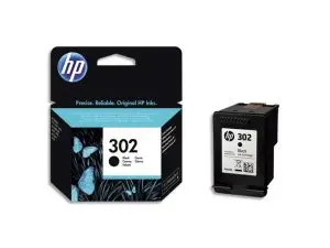 CARTOUCHE HP 302 JET D'ENCRE F6U66AE COULEUR NOIR 190P