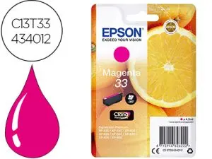 CARTOUCHE EPSON T3343 JET D'ENCRE ORANGE CLARIA COULEUR MAGENTA