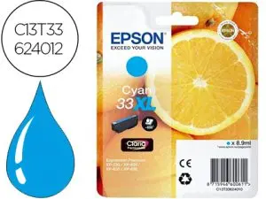 CARTOUCHE EPSON T3362XL JET D'ENCRE ORANGE CLARIA COULEUR CYAN