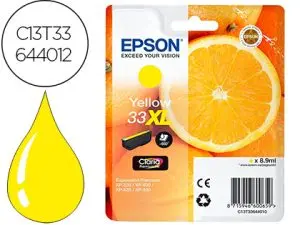 CARTOUCHE EPSON T3364 XL JET D'ENCRE ORANGE CLARIA COULEUR JAUNE