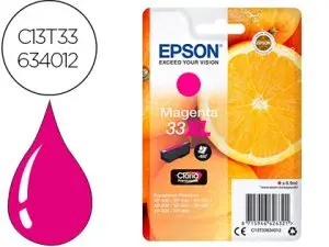 CARTOUCHE EPSON T3363 XL JET D'ENCRE ORANGE CLARIA COULEUR MAGENTA