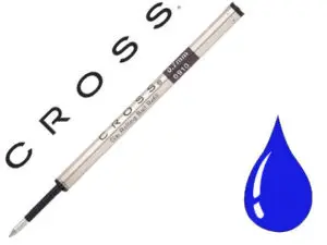 RECHARGE ROLLER POUR ROLLER CROSS CLICK SLIM COLORIS BLEU