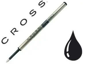 RECHARGE BILLE CROSS SLIM MEDIUM POUR ROLLER CROSS CLICK COLORIS NOIR