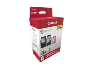 CARTOUCHE CANON JET D'ENCRE PACK PG-540 + CL-541 NOIR ET COULEURS 180P