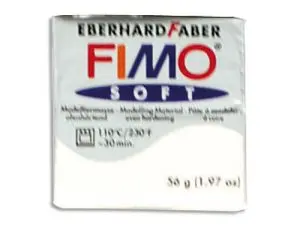 PÂTE À MODELER FIMO SOFT COLORIS BLANC PAIN 57G