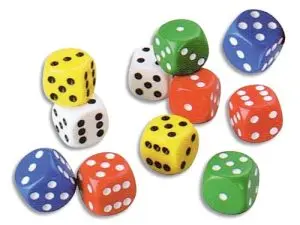 DÉS ÉDUCATIFS À POINTS CULTURE CLUB 2000 20 UNITÉS