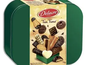 BISCUITS TEATIME DELACRE BOÎTE DE 1KG