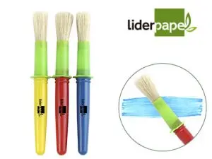 PINCEAU LIDERPAPEL VIROLE BROSSE MAXI PARFAIT MATERNELLE GRANDE TAILLE