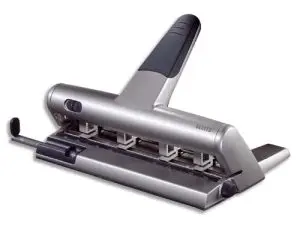 PERFORATEUR LEITZ HD AKTO 5114 CAPACITÉ PERFORATION 30F 4 TROUS COLORIS MÉTAL 240X120X340MM