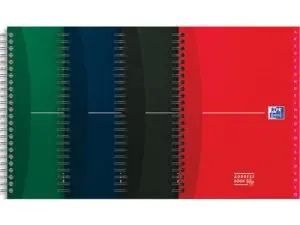 CAHIER RÉPERTOIRE OXFORD OFFICE RELIURE INTÉGRALE COUVERTURE REMBORDÉE RIGIDE A5 144 PAGES 90G RÉGLURE SPÉCIFIQUE