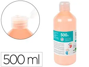 GOUACHE DOIGT LIDERPAPEL LIQUIDE LAVABLE BASE EAU      COLORIS CHAIR FLACON DE 125ML