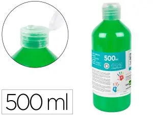 GOUACHE DOIGT LIDERPAPEL LIQUIDE LAVABLE BASE EAU      COLORIS VERT FLACON DE 125ML