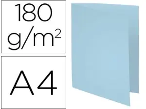 CHEMISE EXACOMPTA FOREVER CARTE SEMI RIGIDE RECYCLÉE 240X320MM 180G COLORIS BLEU CLAIR LOT 100 UNITÉS