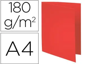 CHEMISE EXACOMPTA CARTE SEMI RIGIDE FOREVER RECYCLÉE 240X320MM 180G COLORIS ROUGE LOT 100 UNITÉS