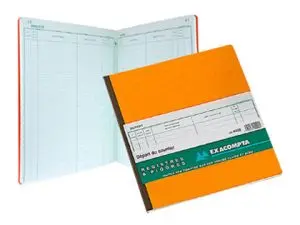 REGISTRE EXACOMPTA OBJETS MOBILIERS SPÉCIAL GARAGISTES 240X320MM 100 PAGES