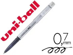 ROLLER UNIBALL TSI ENCRE GEL EFFAÇABLE POINTE MOYENNE TRACÉ 0.7MM COLORIS NOIR