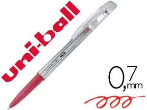 ROLLER UNIBALL TSI ENCRE GEL EFFAÇABLE POINTE MOYENNE TRACÉ 0.7MM COLORIS ROUGE