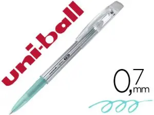 ROLLER UNIBALL TSI ENCRE GEL EFFAÇABLE POINTE MOYENNE TRACÉ 0.7MM COLORIS VERT