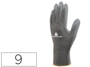 GANT TRICOT DELTAPLUS POLYAMIDE PAUME ENDUITE POLYURÉTHANE JAUGE 13 COLORIS GRIS TAILLE 9 PAIRE