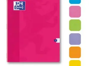 CAHIER PIQUÉ OXFORD COUVERTURE PELLICULÉE LAVABLE A5+ 17X22CM 96 PAGES 90G SÉYÈS