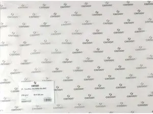 PAPIER BUVARD CANSON FEUILLE 250G 65X50CM UNICOLORE BLANC
