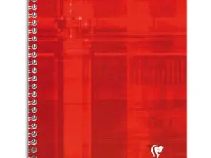 CAHIER CLAIREFONTAINE PAPIER VÉLIN VELOUTÉ COUVERTURE PELLICULÉE RELIURE INTÉGRALE A4+ 24X32CM 100 PAGES 90G 5X5MM