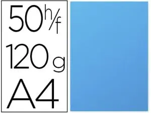 PAPIER CORRESPONDANCE CLAIREFONTAINE COULEURS POLLEN 120G/M2 A4 210X297MM COLORIS BLEU TURQUOISE ÉTUI 50 FEUILLES