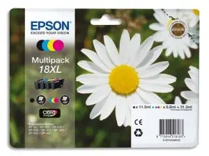 CARTOUCHE EPSON T1816 JET D'ENCRE C13T18164010 PACK 4 ENCRES