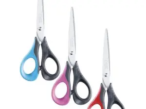 CISEAUX MAPED SENSOFT 16CM ANNEAUX SOUPLES COLORIS ASSORTIS BLISTER CARTON