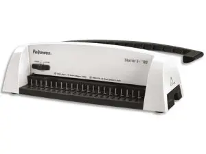 PERFORELIEUR FELLOWES STARLET 2+ A4 CAPACITÉ 12F TIROIR STOCKAGE ANNEAUX SÉLECTEUR ÉPAISSEUR DOCUMENT