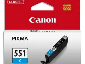 CARTOUCHE CANON JET D'ENCRE 6509 B001-CLI551C COULEUR CYAN 345P