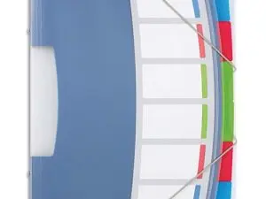 TRIEUR ESSELTE VIVIDA POLYPROPYLÈNE TRANSLUCIDE 6 COMPARTIMENTS 3 RABATS BANDES ÉLASTIQUES INDEX AMOVIBLE ÉTIQUETTE DOS