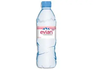 EAU PLATE ÉVIAN BOUTEILLE 50CL