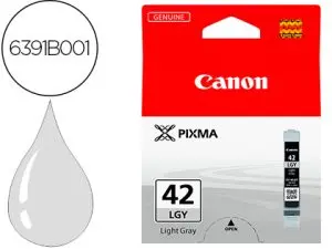 CARTOUCHE CANON JET D'ENCRE CLI-42LGY CANON PIXMA PRO-100/100S COLORIS GRIS CLAIR 830P