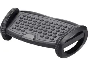 REPOSE-PIEDS PLASTIQUE Q-CONNECT AJUSTABLE AVEC FONCTION DE BALANCEMENT 417X225X135MM