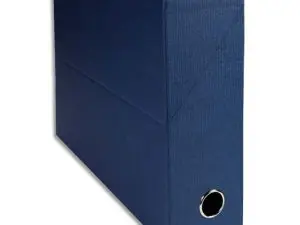 BOITE TRANSFERT EXACOMPTA IDERAMA CARTON  RECOUVERT     PAPIER TOILE 15/10E 25X33CM   DOS 90MM OEILLET PREHENSION