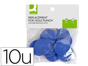 DISQUES Q-CONNECT RECHANGE POUR PERFOREUR KF18767 LOT DE 10U DIAMETRE MM
